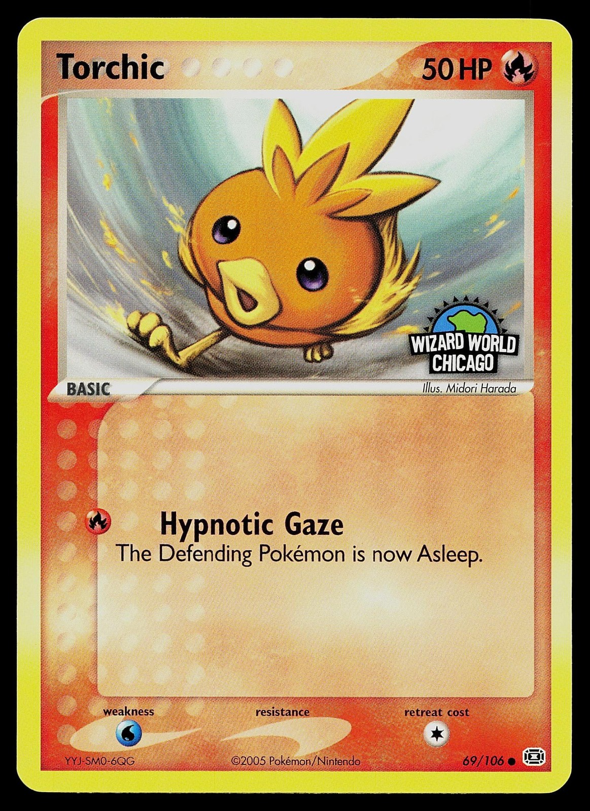 Pokemon Card - Torchic Emerald 69/106 Wizard World Chicago Promo