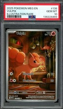 Pokemon TCG Mega Evolution #138 Vulpix Illustration Rare PSA 10 GEM MT