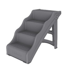 Tail Waggers Dog Stairs Flexi-Step, Foldable Dog Steps with 4-Step Design