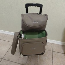 Genuine Respironics SimplyGo Chargers Car Home W/ Rolling Case ONLY