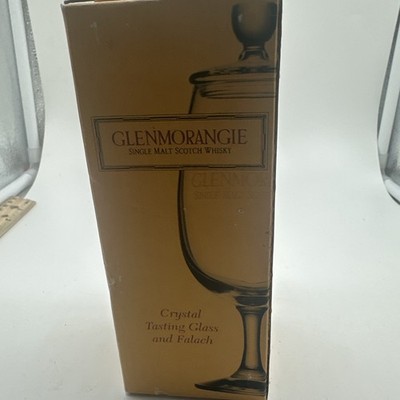 Vintage The Glenmorangie Single Highland Malt Whisky Tasting Clear Glass w/ Lid