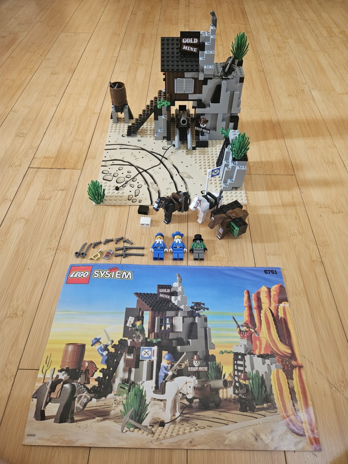 Lego Western 6761 - Bandit's Secret Hide-Out 99% Complete - Vintage