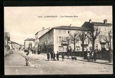 CPA Limonest, La Grande-Rue 1904 