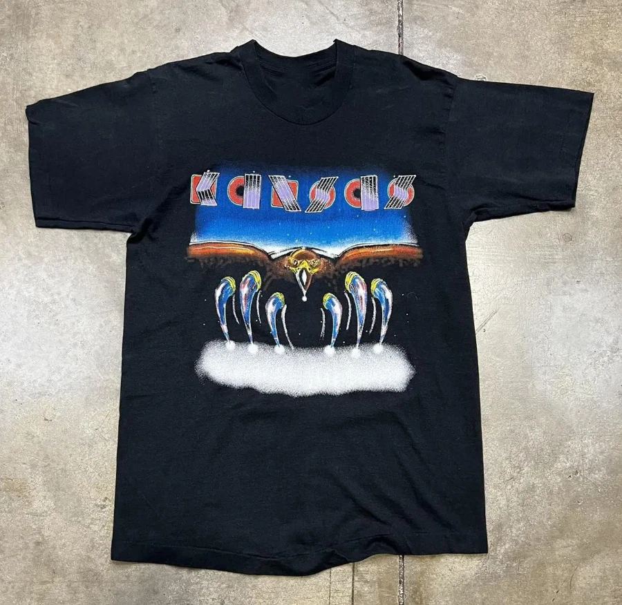 Christine Cheryl Uomo's Kansas Band Album T-Shirt
