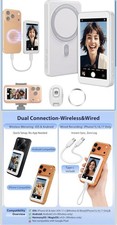 Wireless  Wired LED Ring Light for iOS Android Huawei Portable Dual Connection