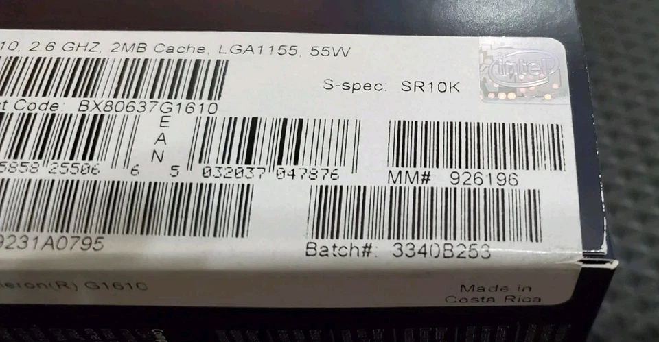 Intel Celeron G1610 2.6 GHz Dual-Core (BX80637G1610) Processor - Image 4 of 4