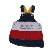 Tommy Hilfiger, Latzkleid, Größe: 92, Blau/Rot/Weiß, Baumwolle, Print #XJ3