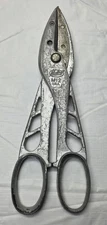 Vtg Malco M-12 Andy Snips Aluminum Handle 12" Sheet Metal Cutter Tin Scissors