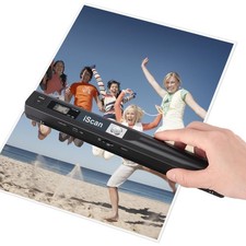 Portable Scanner, Photo Scanner for A4 Documents, Scanners Black