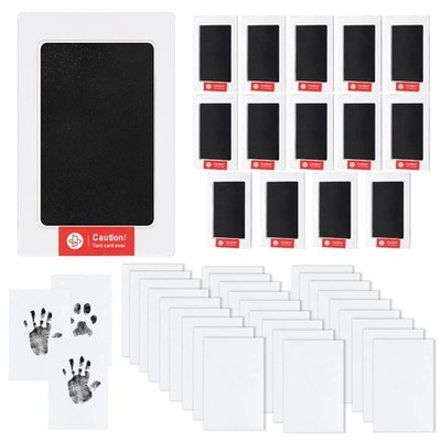 15-Set Inkless Memory Kit for Hand & Foot Prints, Pet Paw Impressions   Clean...
