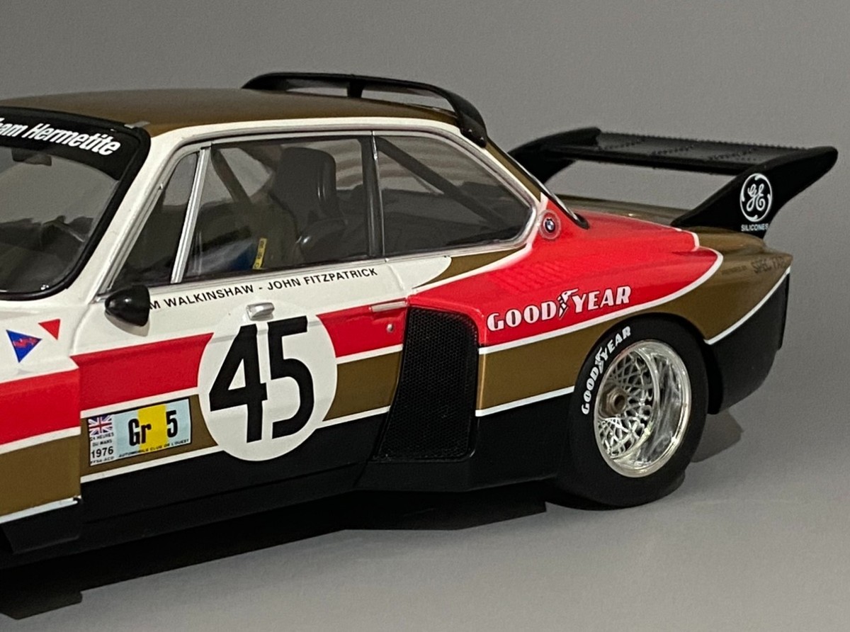 Minichamps 1/18 BMW 3.5 CSL Hermetite 24h Le Mans 1976 ◇ Tom