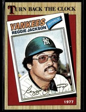 1987 Topps #312 Reggie Jackson Baseball Card 3801J