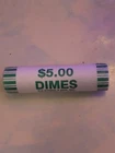 2026 P SemiQ Dual Date Dime Roll (1)Original Bank Wrapped Roll  heads/tails