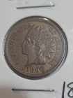 1890 Indian Head Cent BU Brown