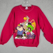 Vintage 90s Sun Sportswear Sweatshirt Mens Medium 1993 Warner Bros. Looney Tunes