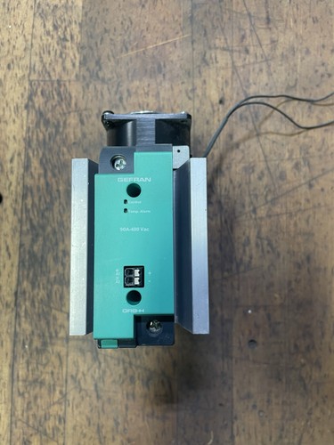 Gefran GRS-H-90-48-D-0-FAN60-0-0 90A 480V SSR Solid State Relay Heatsink + Fan