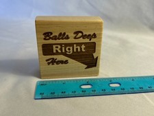 Premium Poplar Billiards/Pool Pocket Mark Hand Crafted in USA Balls Deep Here 