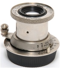  Leica Elmar 3.5/50mm lens nickel short type