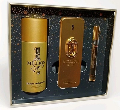 1 Million by Paco Rabanne for Men - 3 Pc Gift Set