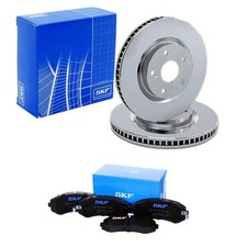 SKF BREMSSCHEIBEN 232mm + BELÄGE VORNE passend für NISSAN ALMERA 1 N15