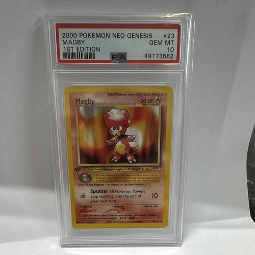 Magby (1st Edition) graded PSA 10 for sale on eBay