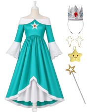 Girls Princess Rosalina Costume Kids Halloween Costumes 130/7-8Years, Green
