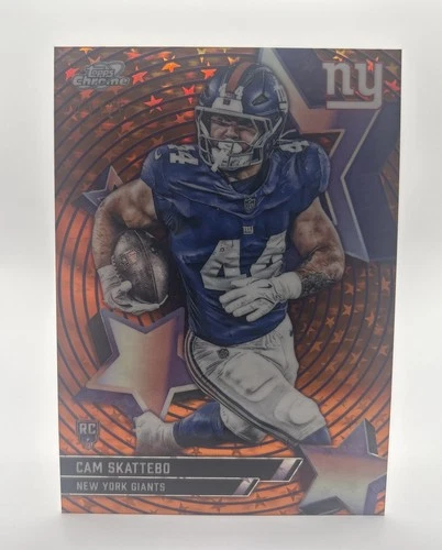 2025 Topps Cosmic Chrome Cam Skattebo Base (RAW)