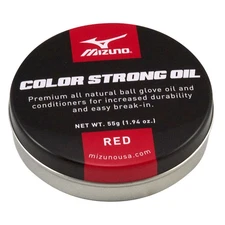 Mizuno Strong Oil Color Baseball/Softball Glove Conditioner - Red