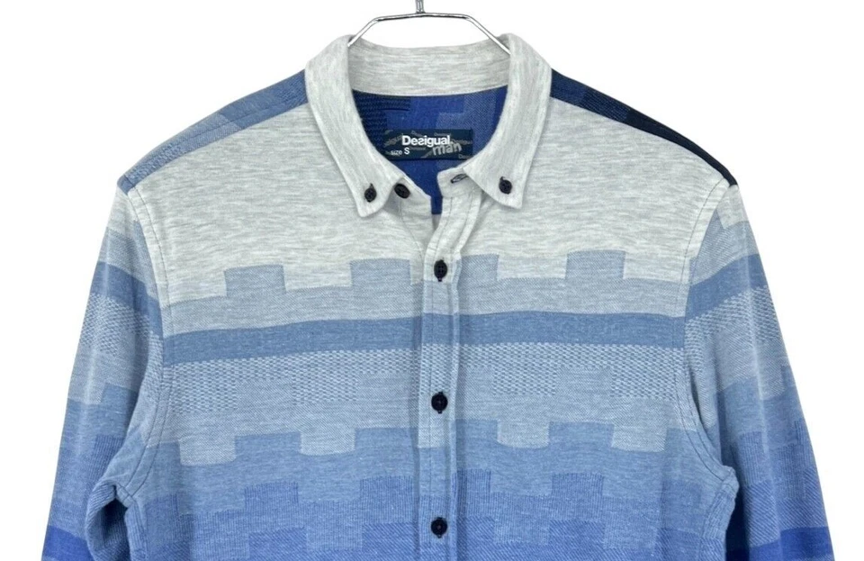 Chemise Bleue DESIGUAL Régulière Décontractée Formelle Pour Hommes Taille S - Photo 3/4