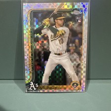 Topps Max Muncy Oakland Athletics 2025 Topps Chrome Rookie X-Fractor #221