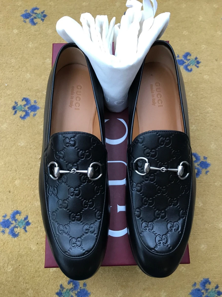 Gucci Brixton Loafers Black with Red & Green stripe Size 10.5US 9.5UK Gucci | Shoes | Gucci Brixton Loafers Black With Red Green  main image 3