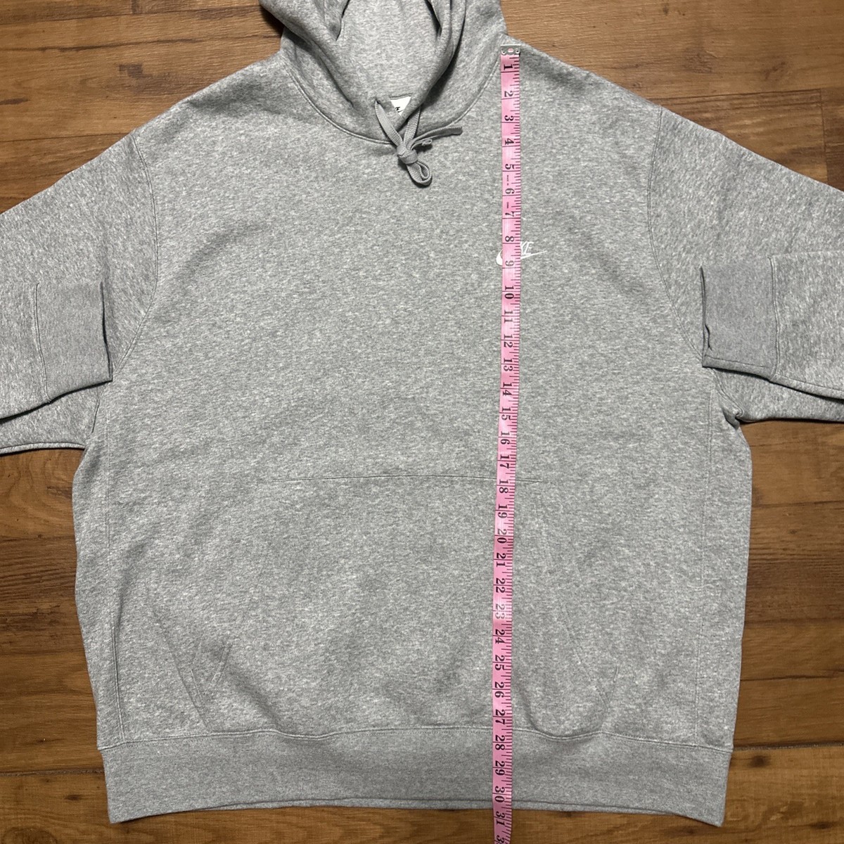 Nike Men's Sportswear Club Fleece Gray Pullover Hoodie BV2654-063