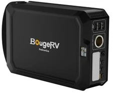 BougeRV 240Wh Portable Solar Power Station with AC outlet,JuiceGo LiFePO4 Genera