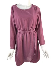 J.Crew Factory Womens Size 6 Long Sleeve Velvet Tulip Hem Dress