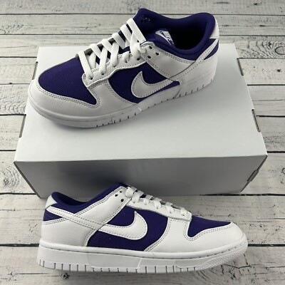New Nike Dunk Low By You FN0569-900 Men's Size 6 Women's 7.5 Purple White