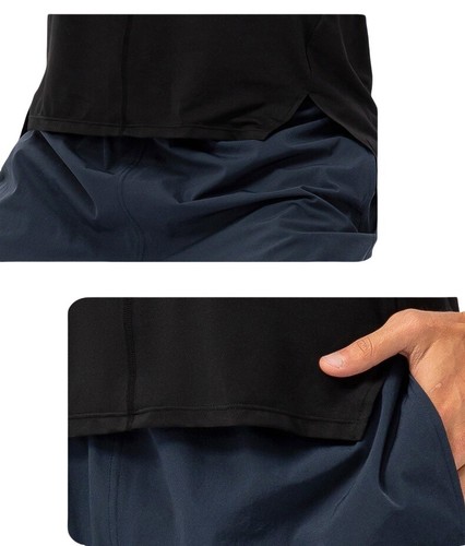 Men Stretch Vest Running Quick Dry Summer Fitness Breathable Gym Sports Tops - Picture 5 of 16