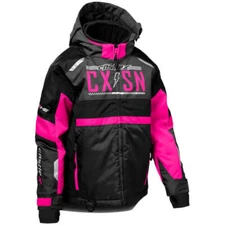 Castle X Strike G2 Youth Snowmobile Jacket - Pink Glo
