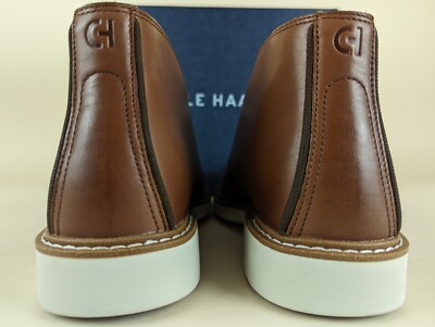Cole Haan Go To Lace Chukka Boots Mens 7.5 M Brown Leather Ankle Top Shoes NWB Cole Haan Go To Lace Chukka Boots Mens 7.5 M Brown Leather  main image 3