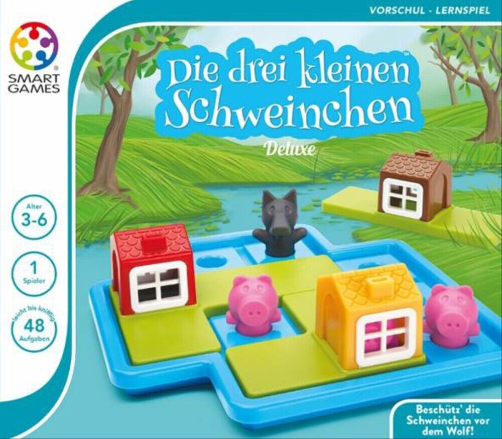 Thumbnail - Smart Games Die 3 Kleinen Schweinchen Inklusive Begleitbuch