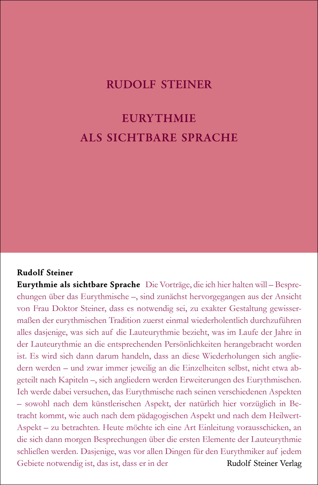 Thumbnail - Rudolf Steiner; Rudolf Steiner Nachlassverwaltung; Stefan Hasler;