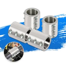 4 Steel tube clamps weldable bolt on 1.75" 1 3/4" roll cage mounts