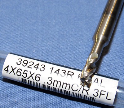Brand new GARR TOOL  METRIC END MILL 4 MM DIA. LONG REACH