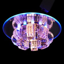 K9 Modern Crystal Flush Mount LED Ceiling Lamp Chandelier Pendant Light Fixture