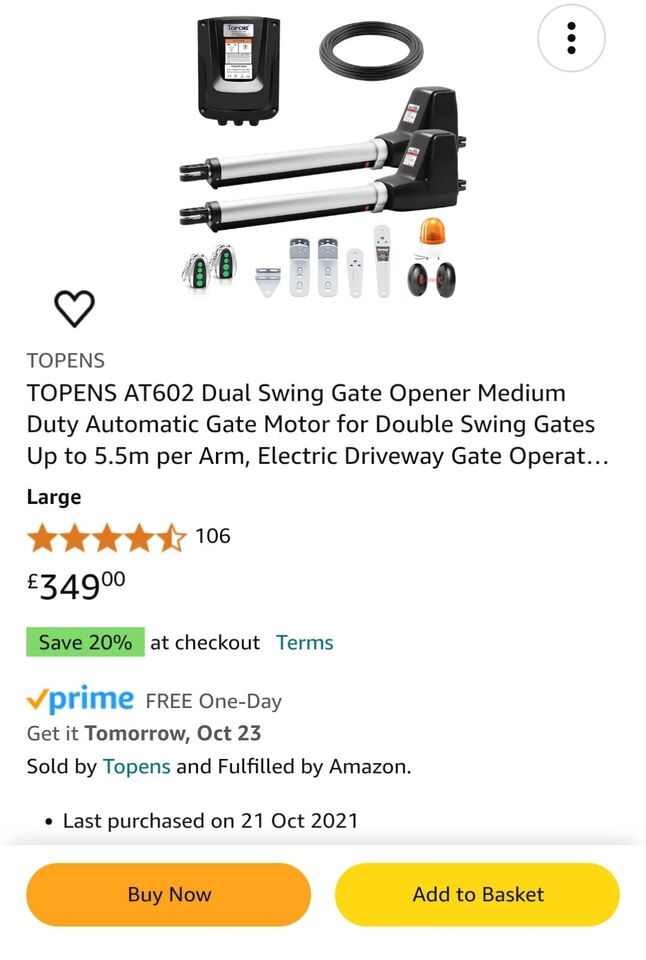dual swing gate opener eBay