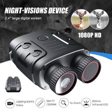 1080P Binocular Infrared Night Vision 5X Digital Zoom 300M Full Dark Telescope