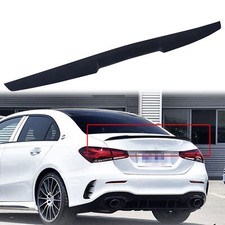 47 Universal Car Rear Roof Lip Spoiler Tail Trunk Wing Sticker Glossy Black