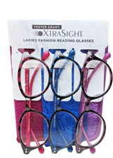 XtraSight by Foster Grant Reading Glasses VRL1802 3 Pack