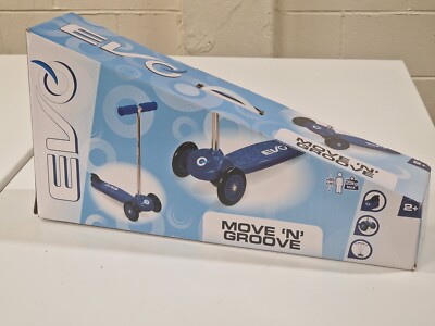 EVO Move and Groove Scooter - Blau - NEU (Karton kann leichte Beschädigungen haben)