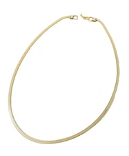 Vintage Necklace - Forstner 16" Gold Filled Snake Chain - 1/20 12k GF