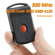 Gate Garage Door Opener 300MHz 10 DIP Code Remote Control Multicode 3089 308911